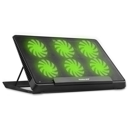 NUOXI H8 Metal Mesh Laptop Cooling Base(Black)-garmade.com