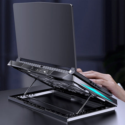 MC Q3 Lifting and Folding Laptop Cooler(Black)-garmade.com