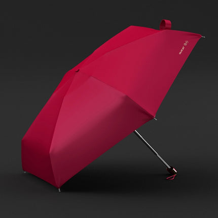 OLYCAT Portable Black Glue Sunshade Sunscreen Ultraviolet Umbrellas(Red)-garmade.com