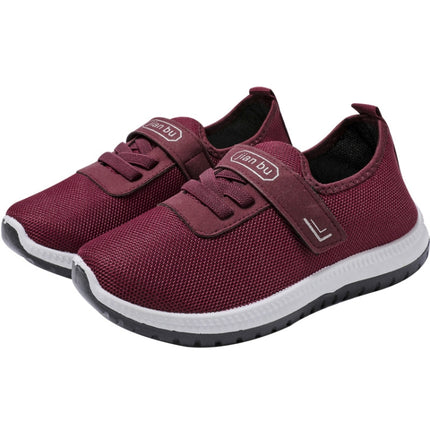Spring Elderly Shoes Cloth Shoes Non-slip Soft Sole Walking Shoes, Size: 36(Wine Red)-garmade.com