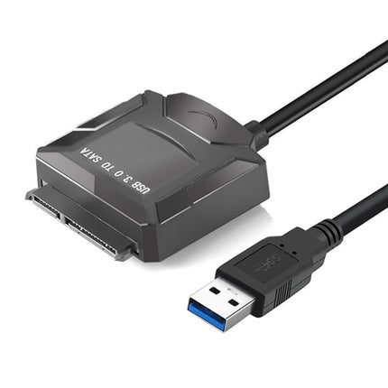 SATA To USB3.0 Easy Drive Cable External 2.5 / 3.5 Inch Hard Drive Adapter Cable(Black)-garmade.com
