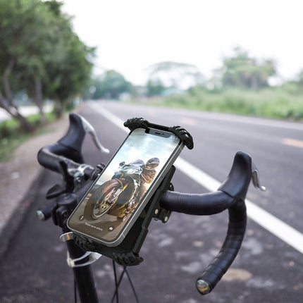 D3 Motorcycle Bike Cycling Navigation Phone Holder(Black)-garmade.com