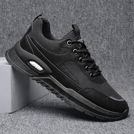 Men Running Height Increasing All Match Sports Shoes, Size: 39(Black)-garmade.com