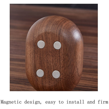 Suction Door Wind Chime Brass Wooden Doorbell Door Opening Reminder Pendant(Cherry Wood)-garmade.com