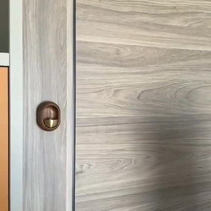Suction Door Wind Chime Brass Wooden Doorbell Door Opening Reminder Pendant(Black Walnut)-garmade.com