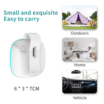 Outdoor Mosquito Repellent Ultrasonic Portable Spray Fragrance Mosquito Repellent(White)-garmade.com