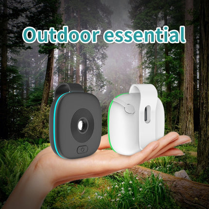 Outdoor Mosquito Repellent Ultrasonic Portable Spray Fragrance Mosquito Repellent(White)-garmade.com