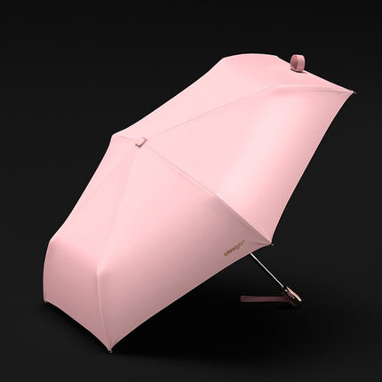 OLYCAT Light Black Glue Sunside Anti-UV Rain or Shine Umbrella(Pink)-garmade.com