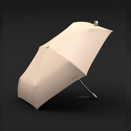 OLYCAT Light Black Glue Sunside Anti-UV Rain or Shine Umbrella(Champagne Gold)-garmade.com