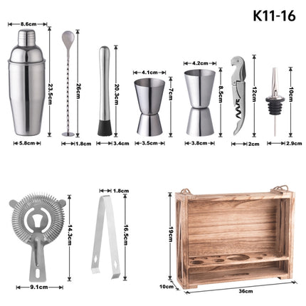 10 In 1 Stainless Steel Bartending Set(K11-16)-garmade.com