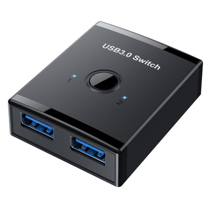 T25 2 In 1 USB3.0 Bidirectional Switch Printer Sharer Splitter(Black)-garmade.com