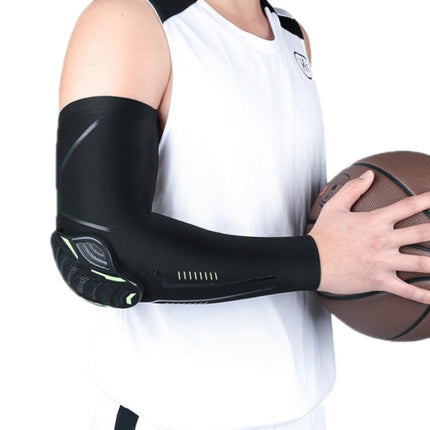 Outdoor Sports Honeycomb Anti-collision Compression Arm Guard, Color: XL (Black)-garmade.com