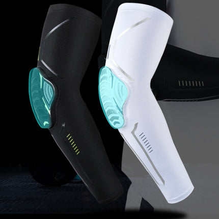 Outdoor Sports Honeycomb Anti-collision Compression Arm Guard, Color: M (White)-garmade.com