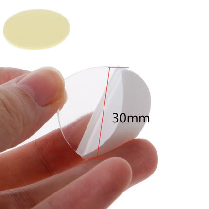 100pcs/sheet 5x0.5mm Round Transparent Double-Sided Adhesive Tape Waterproof Traceless Acrylic Glue-garmade.com