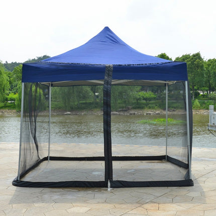 HY-0205 300 x 230 cm Outdoor Parasol Anti-mosquito Net Cover, Dimensions: Folding Tents(Black)-garmade.com