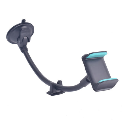 Suction Cup Long Soft Hose Windshield Car Mobile Phone Clip Bracket(Blue Box Packaging)-garmade.com