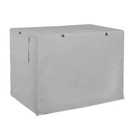 Oxford Cloth Pet Cage Cover Outdoor Furniture Dustproof Rainproof Sunscreen Cover, Size: 63.5x48x50cm(Grey)-garmade.com