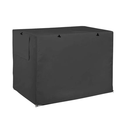 Oxford Cloth Pet Cage Cover Outdoor Furniture Dustproof Rainproof Sunscreen Cover, Size: 94x61x63.5cm(Black)-garmade.com