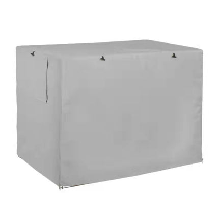 Oxford Cloth Pet Cage Cover Outdoor Furniture Dustproof Rainproof Sunscreen Cover, Size: 109x74x76cm(Grey)-garmade.com