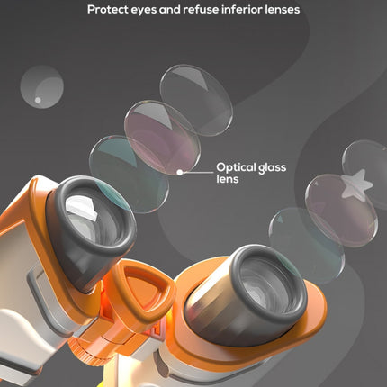 8X Children Telescope Handheld Mini Detachable Fixed Focus Magnifying Glass Toy,Style: Binoculars-garmade.com