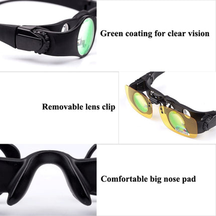 8x Fishing Binoculars Zoomable Telescope Glasses ,Style: Telescope+Yellow Clip-garmade.com