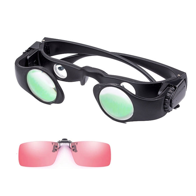 8x Fishing Binoculars Zoomable Telescope Glasses ,Style: Telescope+Red Clip-garmade.com