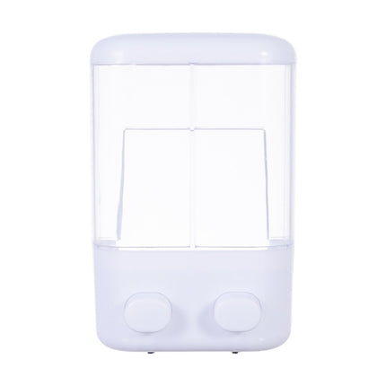 Hotel Bathroom Manual Soap Machine Wall Hanging Paste Transparent Soap, Specification: Double Head-garmade.com