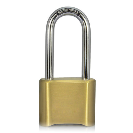 Brass Large Long Warehouse Door Logistics 4 Bit Password Lock-garmade.com