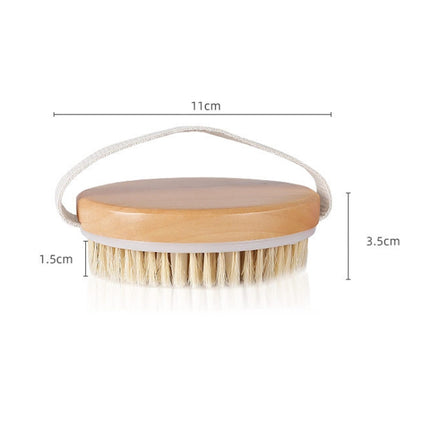 PPR Soft Bead Handleless Massage Bristle Bath Brush(As Show)-garmade.com