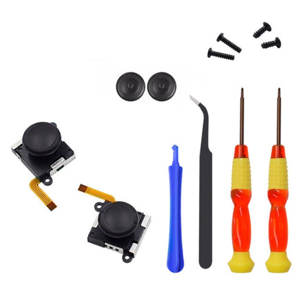 Joy-Con 3D Joystick Repair Screwdriver Set Gamepads Disassembly Tool For Nintendo Switch, Series: 12 In 1-garmade.com