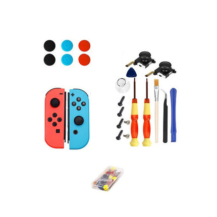 Joy-Con 3D Joystick Repair Screwdriver Set Gamepads Disassembly Tool For Nintendo Switch, Series: 22 In 1-garmade.com