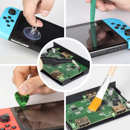 Joy-Con 3D Joystick Repair Screwdriver Set Gamepads Disassembly Tool For Nintendo Switch, Series: 27 In 1-garmade.com