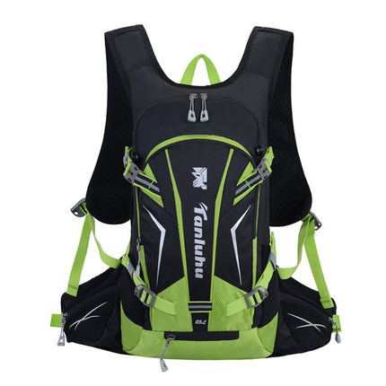 Tanluhu Outdoor Mountaineering Waterproof Breathable Cycling Backpack(Green)-garmade.com