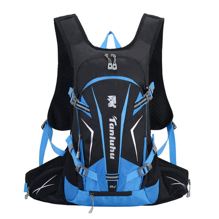Tanluhu Outdoor Mountaineering Waterproof Breathable Cycling Backpack(Blue)-garmade.com