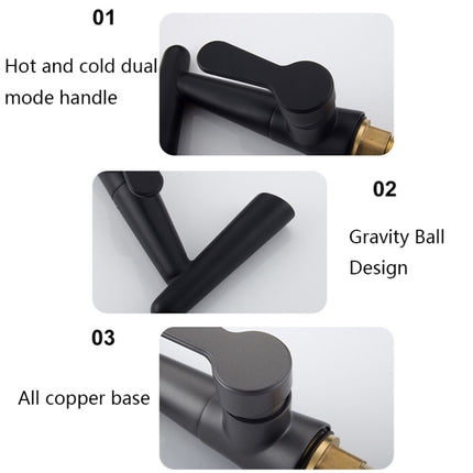 Qylt001 Horn Shape Vanity Faucet(Gray)-garmade.com