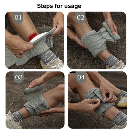 Outdoor Elastic Tourniquet Camping First Aid Vacuum Compression Bandage(Small)-garmade.com