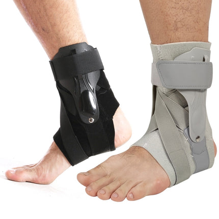 2pcs Compression Fixed Plastic Sheet Support Strap Ankle Protector, Size: XL (Gray)-garmade.com