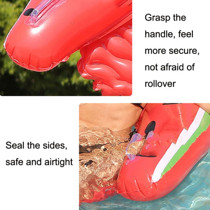 ZY-156 Water Inflatable Watermelon Floating Row with Backrest(Watermelon Red)-garmade.com