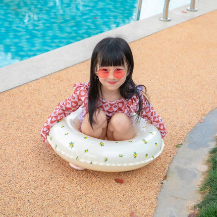 2 PCS Thickened Children Swimming Ring Inflatable Underarm Ring 50cm(Olive)-garmade.com