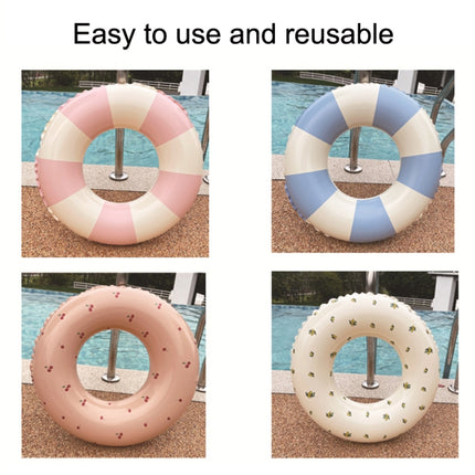 2 PCS Thickened Children Swimming Ring Inflatable Underarm Ring 58cm(Cherry)-garmade.com