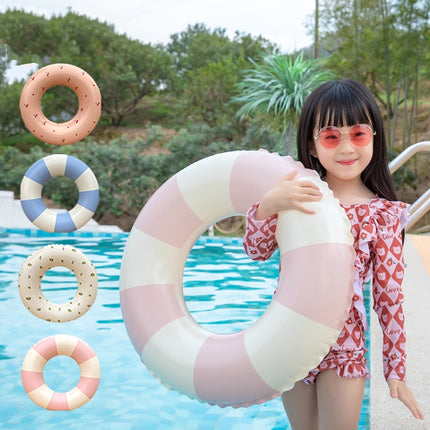 2 PCS Thickened Children Swimming Ring Inflatable Underarm Ring 58cm(Cherry)-garmade.com