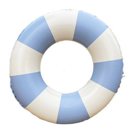 2 PCS Thickened Children Swimming Ring Inflatable Underarm Ring 66cm(Striped Blue)-garmade.com