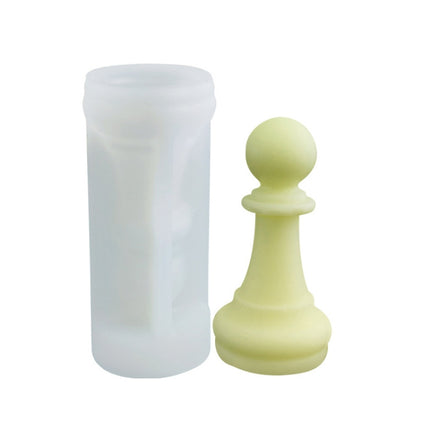 2 PCS Chess Aromatherapy Candle Silicone Mold Crystal Epoxy Mold, Specification: Pawn LZ-22-garmade.com
