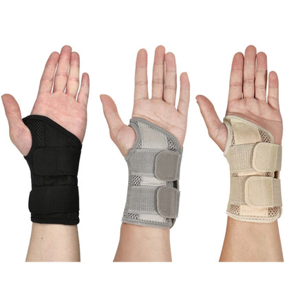 Mouse Tendon Sheath Compression Support Breathable Wrist Guard, Specification: Left Hand S / M(Silver Gray)-garmade.com