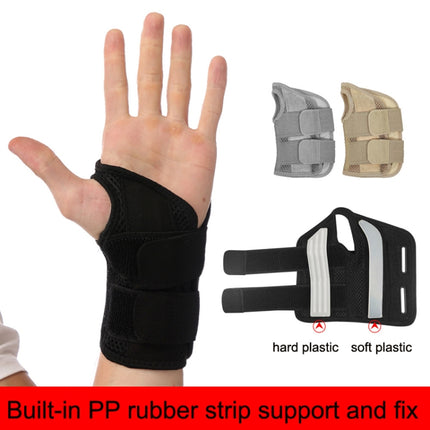 Mouse Tendon Sheath Compression Support Breathable Wrist Guard, Specification: Left Hand S / M(Black)-garmade.com