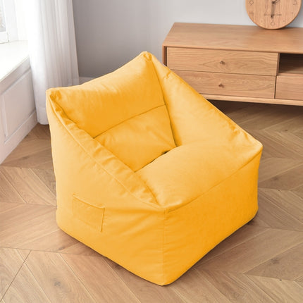 Loafers Sofa BagSkeletonless Coat, Unfilled, Specification: Chair Cloth Cover(Bright Yellow)-garmade.com