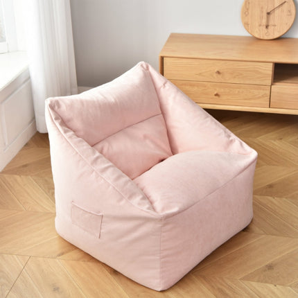 Loafers Sofa BagSkeletonless Coat, Unfilled, Specification: Chair Cloth Cover(Flesh Pink)-garmade.com