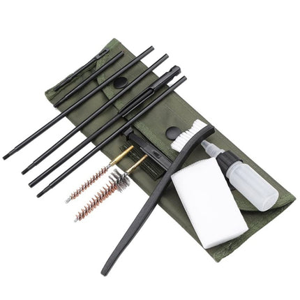11 PCS / Set Spray Cleaning Tool Pipeline Dust Wire Brush(Army Green)-garmade.com