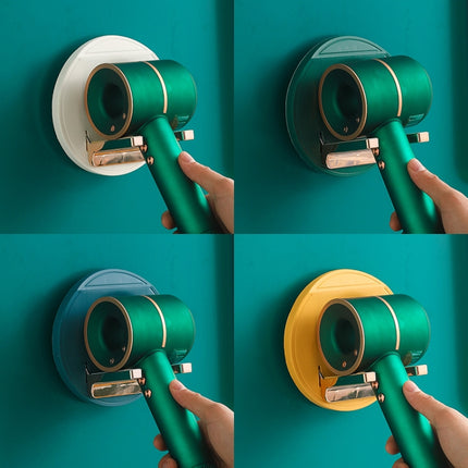 Bathroom Hair Dryer Storage Rack(Green)-garmade.com