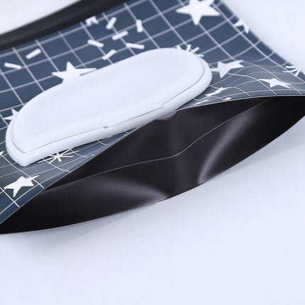 3 PCS Baby EVA Wet Wipes Bag Flip Removable Paper Towel Cosmetic Cotton Bag(Black Butterfly)-garmade.com